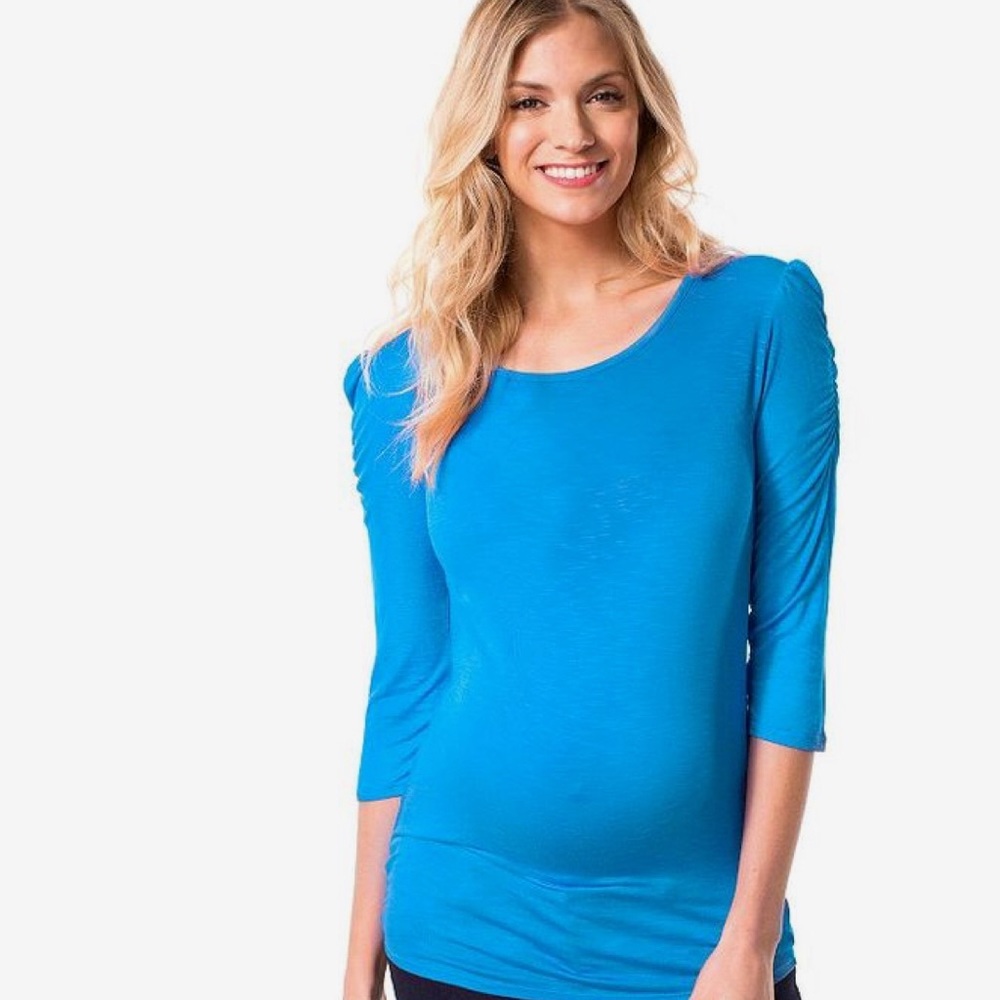 Maternity Pip & Vine by Rosie Pope Ruched Tee